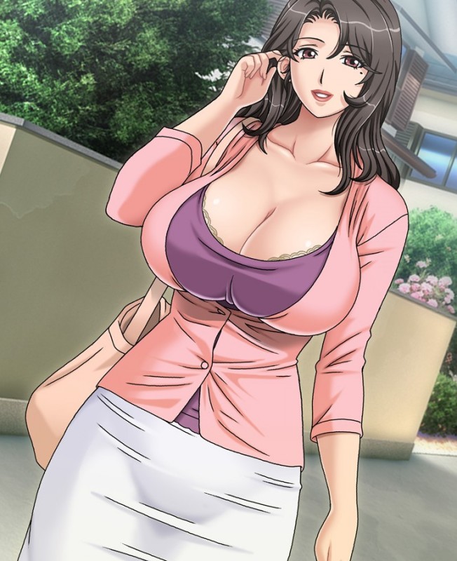 Outdoor housewife anime classic